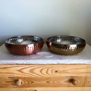 š3/$20. Gold & Rose Gold Serving / Accent Dishes